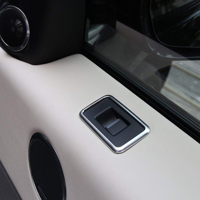 CHEYA For Landrover Range Rover Sport RR Sport 2014-2017 ABS Matte Window Lift Button Frame Trim - Image 4